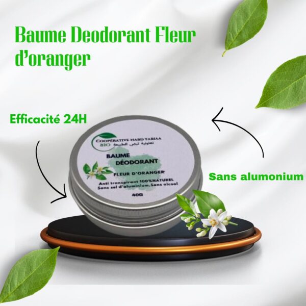 BAUME DEODORANT FLEUR D’ORANGER